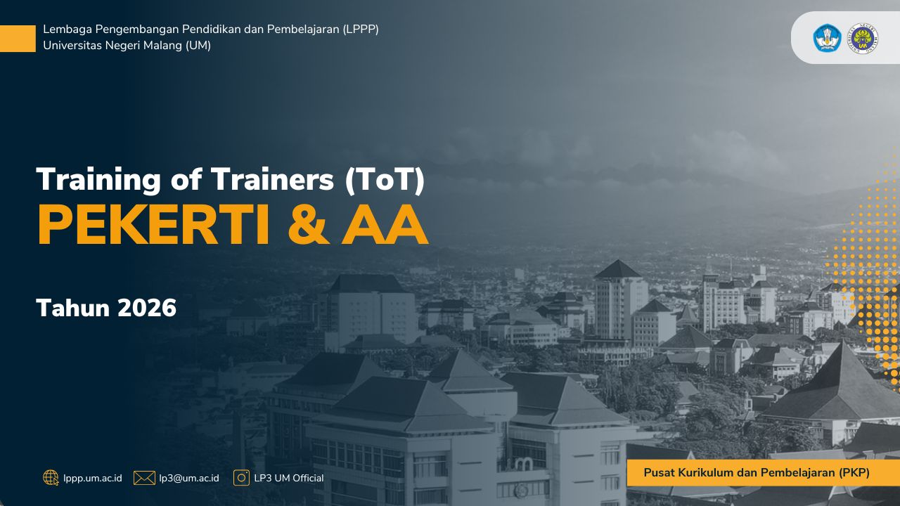 ToT Instruktur Pelatihan PEKERTI dan AA 2026